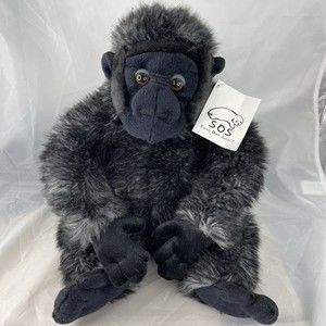 SOS Save Our Space Low Land Gorilla Ape Stuffed Animal Hard Eyes San Diego Zoo